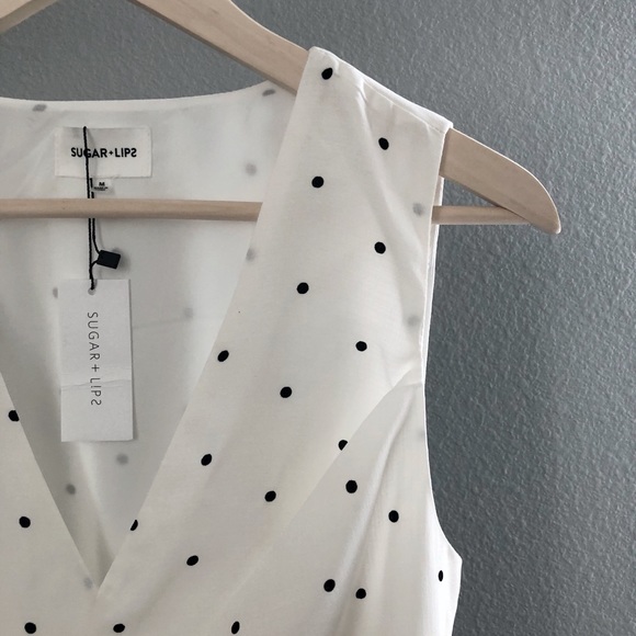 Polka Dot Twist Dress - Picture 8 of 8